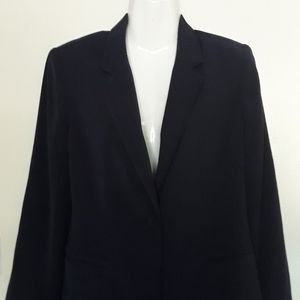 AMANDA SMITH NAVY BLUE JACKET & SKIRT SUIT. 12P